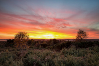 Картинка природа восходы закаты простор