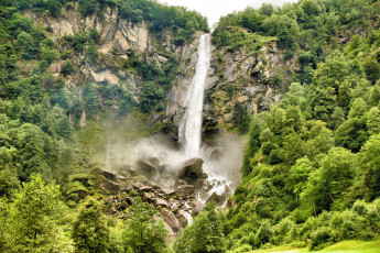 Картинка природа водопады простор