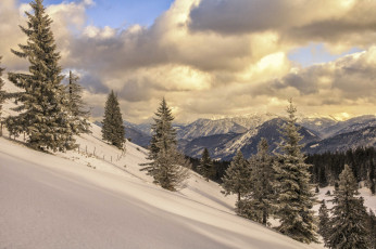 Картинка природа зима простор