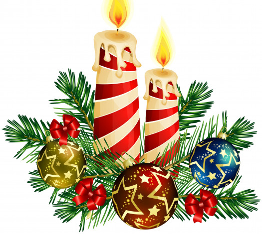 Обои картинки фото праздничные, векторная графика , новый год, ветки, свеча, фон, праздник, новый, год