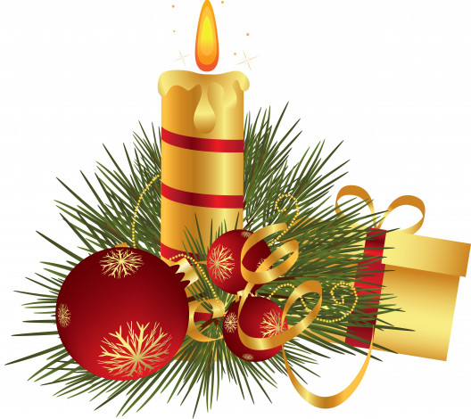 Обои картинки фото праздничные, векторная графика , новый год, свеча, фон, ветки, новый, год, праздник