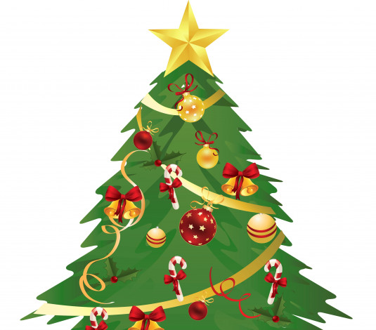 Обои картинки фото праздничные, векторная графика , новый год, украшения, елка, фон, новый, год, праздник