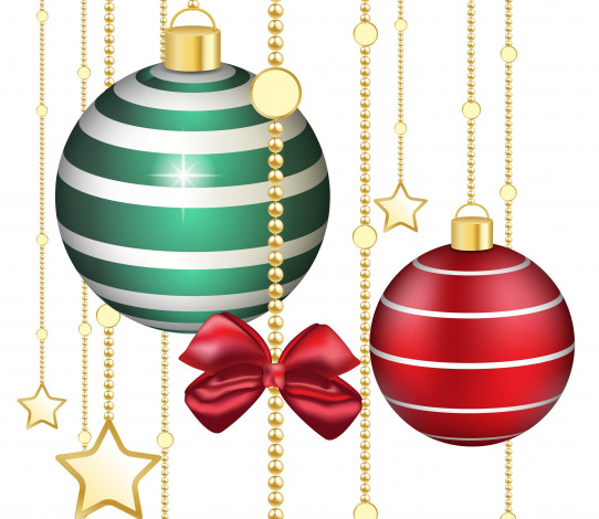 Обои картинки фото праздничные, векторная графика , новый год, украшения, шары, фон, новый, год, праздник