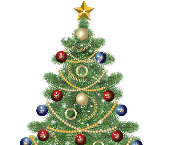 Обои картинки фото праздничные, векторная графика , новый год, новый, год, праздник, украшения, елка, фон