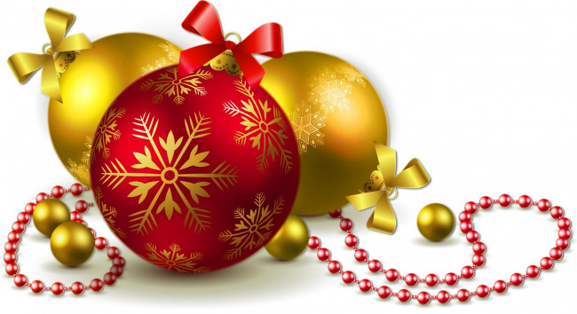 Обои картинки фото праздничные, векторная графика , новый год, шары, фон, украшения, новый, год, праздник