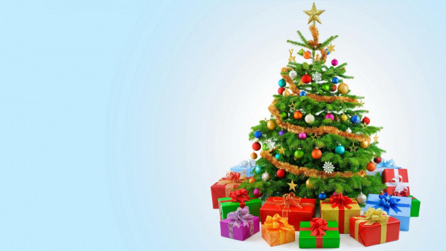Обои картинки фото праздничные, Ёлки, новый, год, праздник, фон