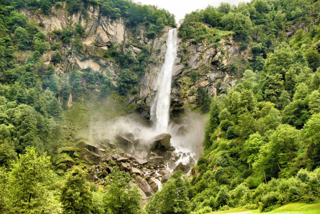 Обои картинки фото природа, водопады, простор