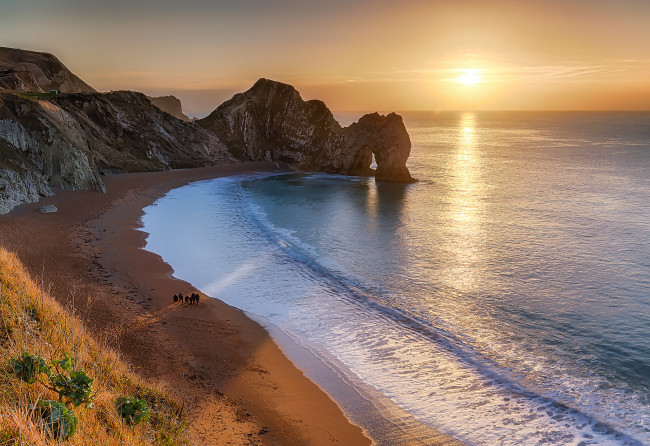 Обои картинки фото природа, восходы, закаты, простор