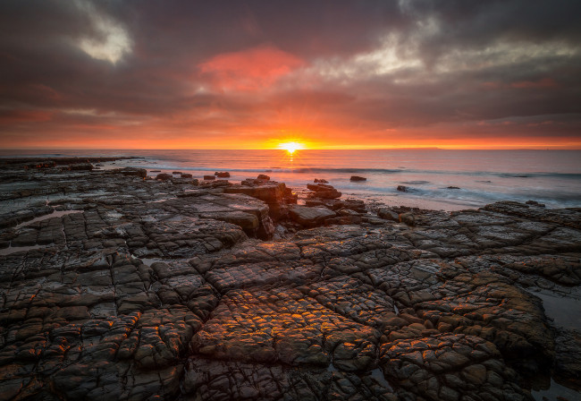 Обои картинки фото природа, восходы, закаты, простор