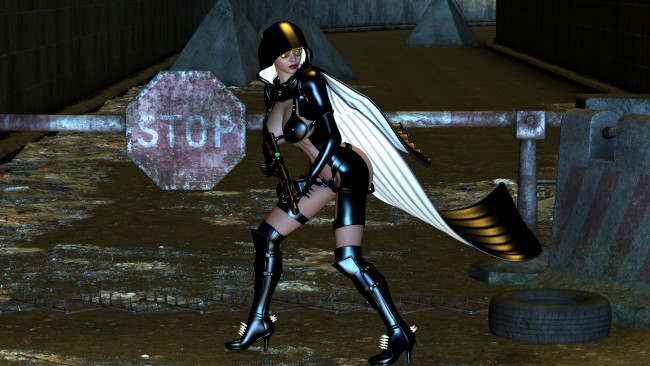 Обои картинки фото 3д графика, фантазия , fantasy, девушка, фон, плащ, униформа