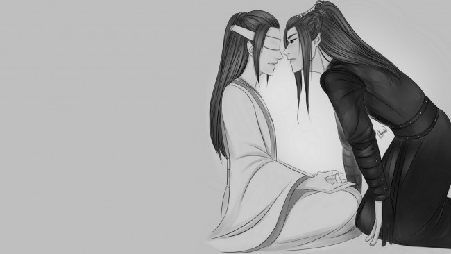 Обои картинки фото аниме, mo dao zu shi, the, untamed, неукротимый, повелитель, чэньцин, мосян, тунсю, mo, dao, zu, shi, магистр, дьявольского, культа