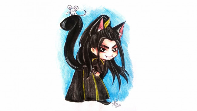 Обои картинки фото сюэ ян, рисованное, кино,  мультфильмы, the, untamed, неукротимый, повелитель, чэньцин, мосян, тунсю, mo, dao, zu, shi, магистр, дьявольского, культа