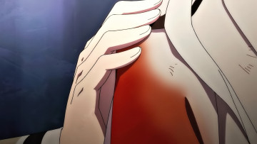 Картинка аниме tian+guan+ci+fu рука плечо