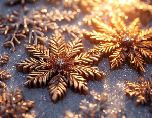 Картинка праздничные снежинки+и+звёздочки снежинки снег