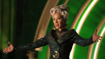 обоя wicked ,  2024 , кино фильмы, wicked,  part one, злая, сказка, о, ведьме, запада, мюзикл, фэнтези, мелодрама, michelle, yeoh, madame, morrible