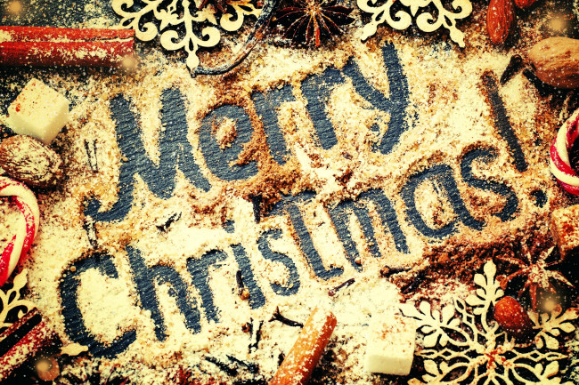 Обои картинки фото праздничные, - разное , новый год, доска, поздравление, снежинки