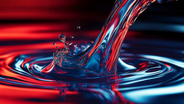 Картинка 3д+графика другое+ other жидкость всплеск