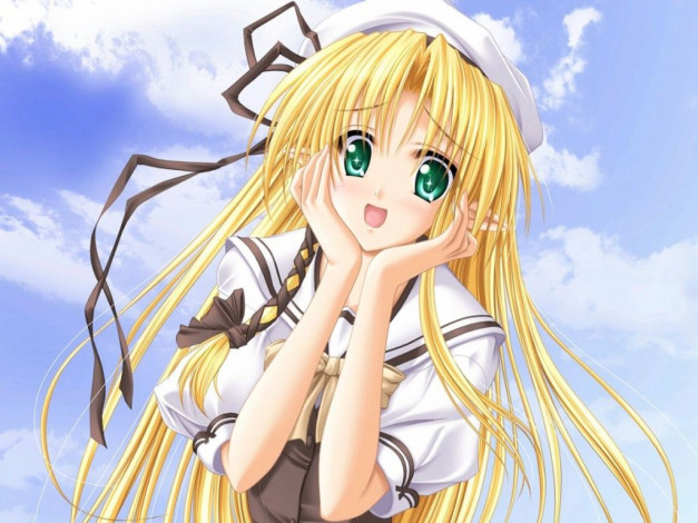 Обои картинки фото аниме, shuffle