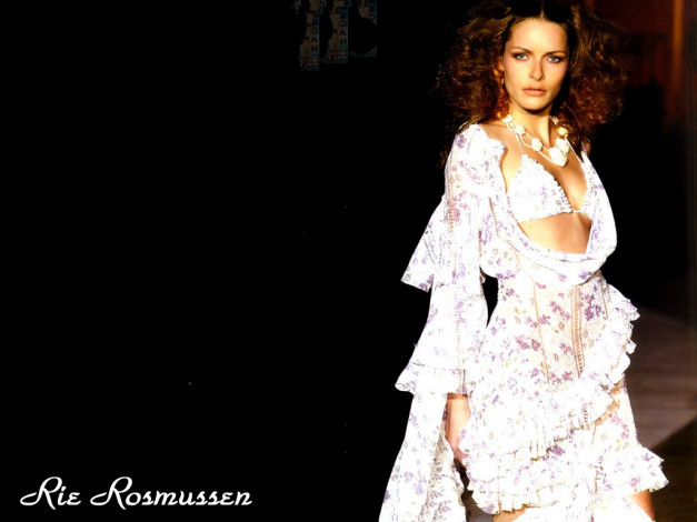 Обои картинки фото Rie Rosmussen, девушки