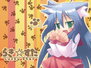 Картинка аниме lucky star