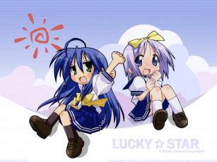 Картинка аниме lucky star