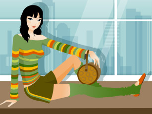 обоя векторная, графика