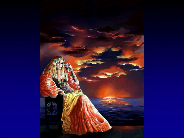 Обои картинки фото елена, троянская, фэнтези, девушки