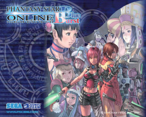 Картинка phantasy star online blue burst видео игры