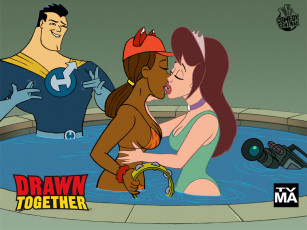Картинка сумасшедшие за стеклом мультфильмы drawn together