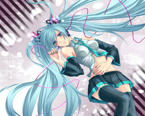Обои картинки фото аниме, vocaloid