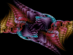 Картинка 3д графика fractal фракталы фон фрактал узор