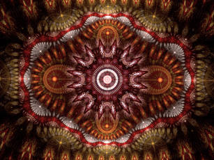 Картинка 3д графика fractal фракталы фон фрактал узор