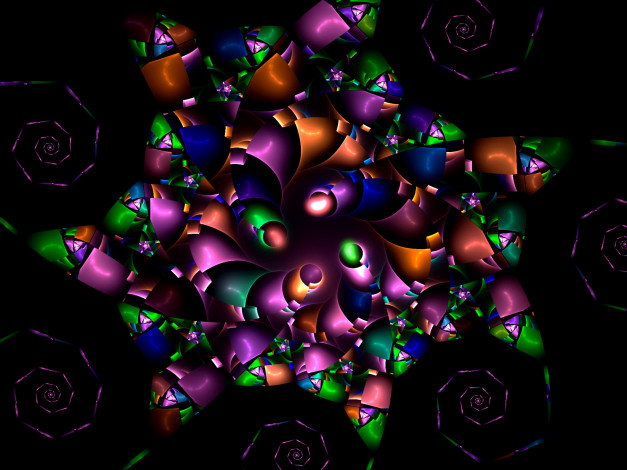 Обои картинки фото 3д, графика, fractal, фракталы, фрактал, узор, фон