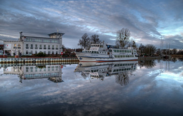 Картинка германия иккермюнде корабли теплоходы теплоход река