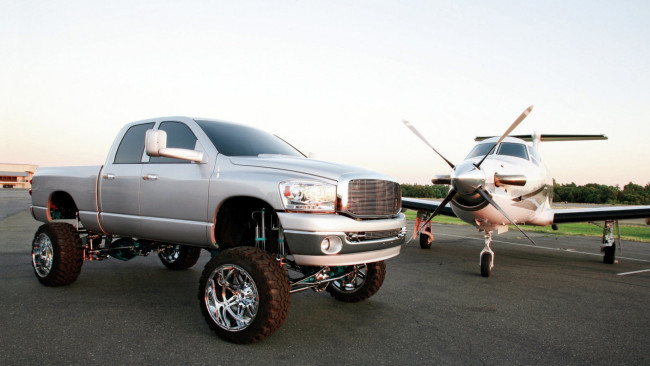 Обои картинки фото dodge, ram, автомобили, custom, pick, up