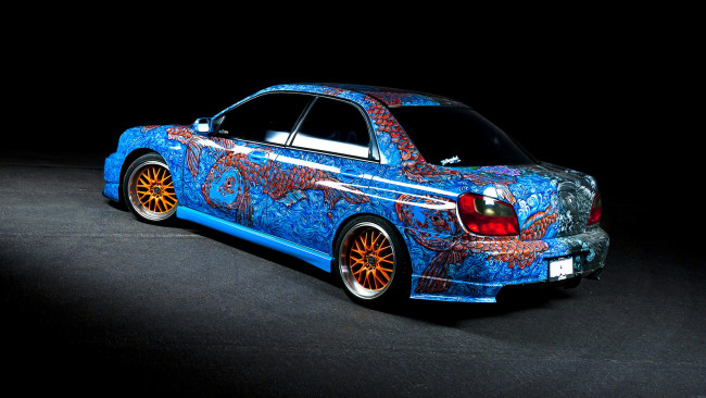 Обои картинки фото subaru, impreza, автомобили