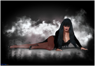 Картинка 3д+графика people+ люди девушка облака