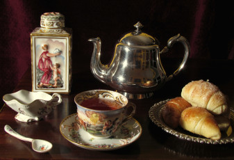 Картинка еда напитки +Чай чашка заварник