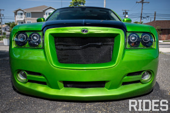 Картинка автомобили chrysler 300c tuning green poison