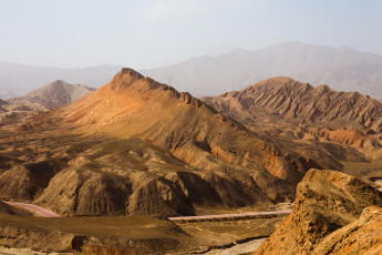 Картинка zhangye+national+geopark+of+danxia+китай природа горы zhangye danxia landform парк китай