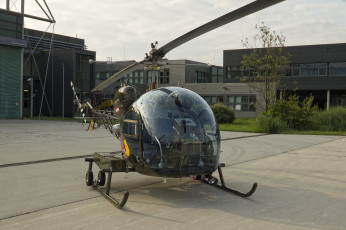 Картинка bell+47g-3b авиация вертолёты двухместный вертолет легкий