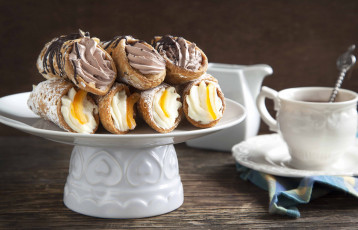 Картинка еда пирожные +кексы +печенье сицилийские крем
