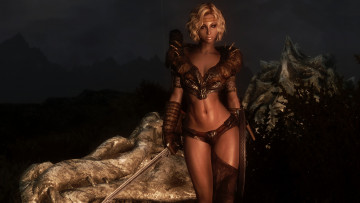 Картинка 3д+графика amazon+ амазонки девушка меч