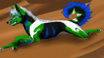 Картинка рисованные животные +сказочные +мифические волк