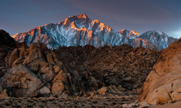 Картинка природа горы расппадок камни пик