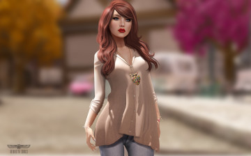 Картинка 3д+графика people+ люди красавица