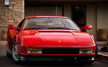 Картинка автомобили ferrari testarossa red sport italia