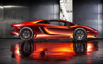 Картинка автомобили lamborghini aventador