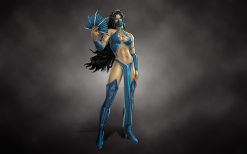 Картинка mortal+kombat видео+игры mortal+kombat+ 2011 девушка веер китана kitana mortal kombat
