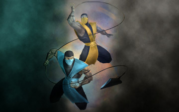 Картинка mortal+kombat видео+игры sub zero mortal kombat скорпион саб зиро scorpion